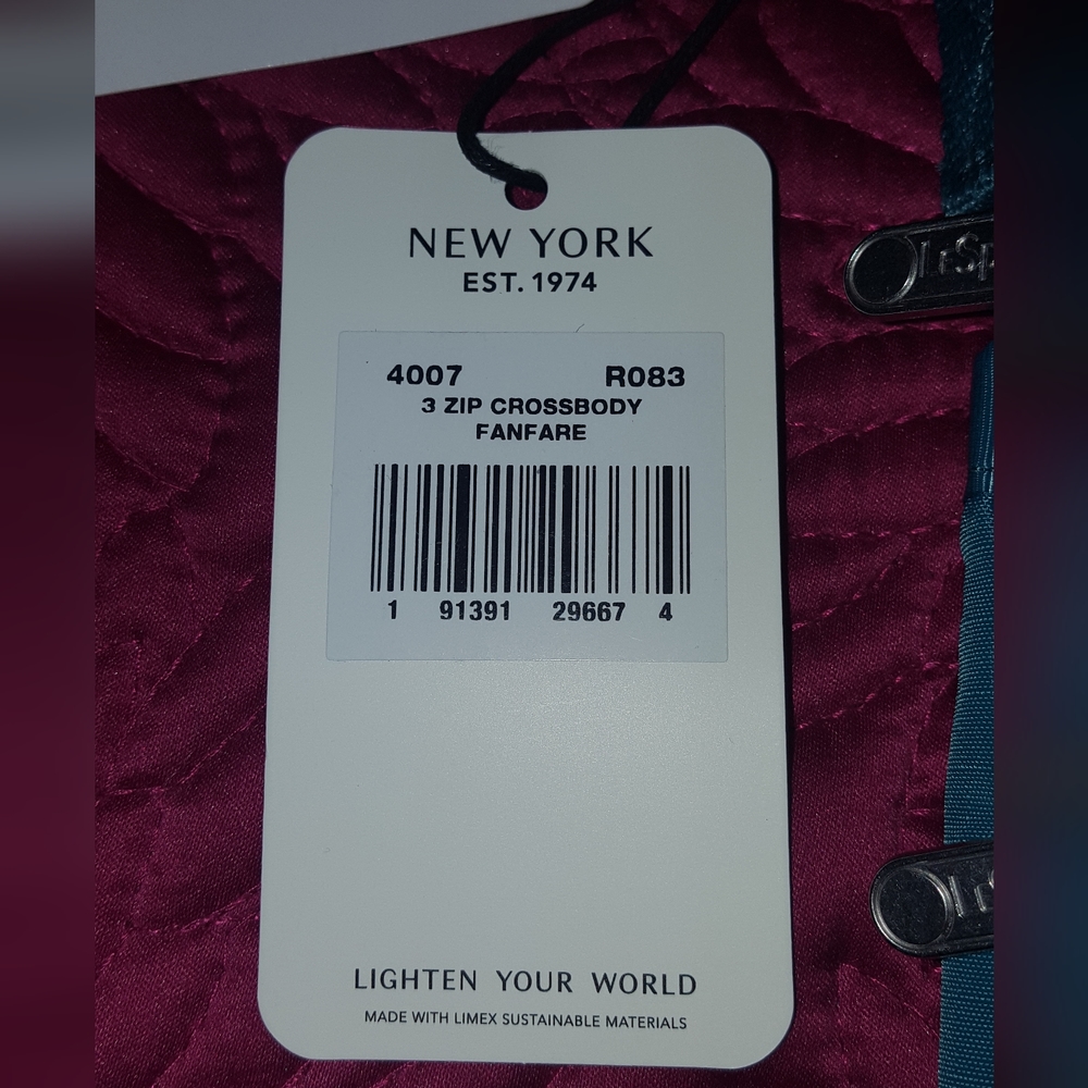Lesportsac 3 zip crossbody handbag - Picture 3 of 3
